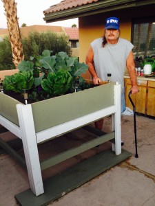 Dad and his Garden